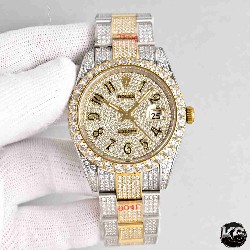 Rolex  Date Just 41 (Moissanite) Watch