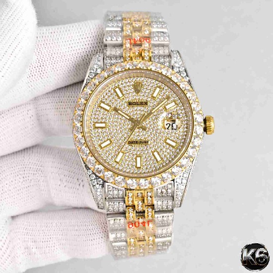 Rolex  Date Just 41 (Moissanite) Watch