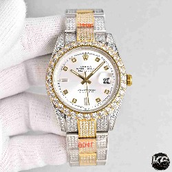 Rolex  Date Just 41 (Moissanite) Watch