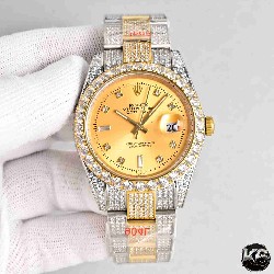 Rolex  Date Just 41 (Moissanite) Watch