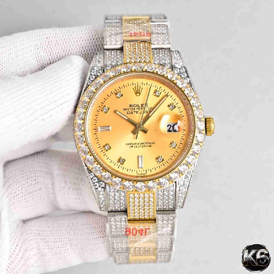 Rolex  Date Just 41 (Moissanite) Watch