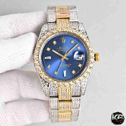 Rolex  Date Just 41 (Moissanite) Watch