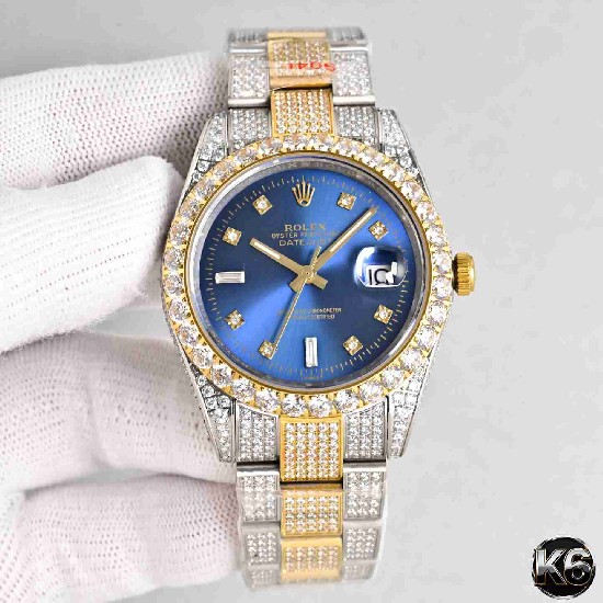 Rolex  Date Just 41 (Moissanite) Watch