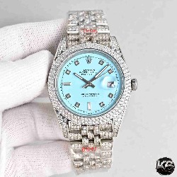 Rolex  Date Just 41 (Moissanite) Watch