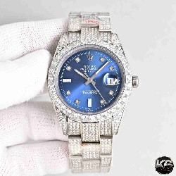 Rolex  Date Just 41 (Moissanite) Watch