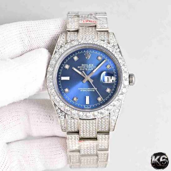 Rolex  Date Just 41 (Moissanite) Watch