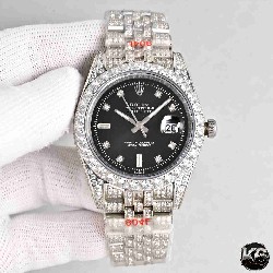 Rolex  Date Just 41 (Moissanite) Watch