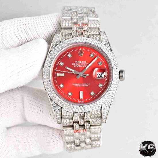 Rolex  Date Just 41 (Moissanite) Watch