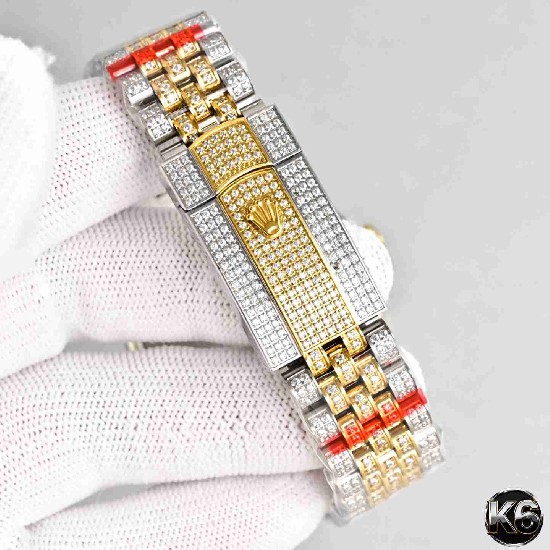 Rolex  Date Just 41 (Moissanite) Watch