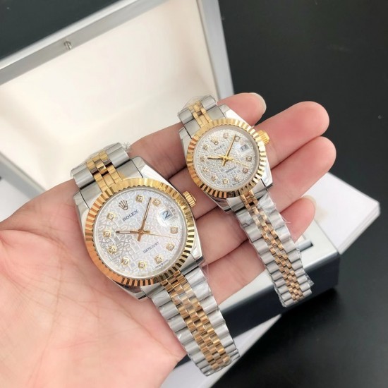 ROLEX  Datejust 36&28 Couple models RO0544