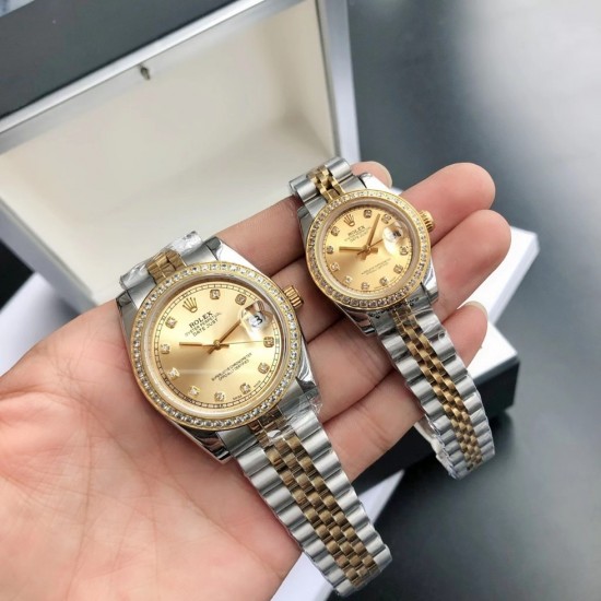 ROLEX  Datejust 36&28 Couple models RO0554