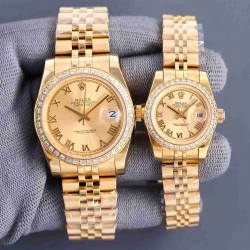 ROLEX  Datejust 36&28 Couple models RO0763