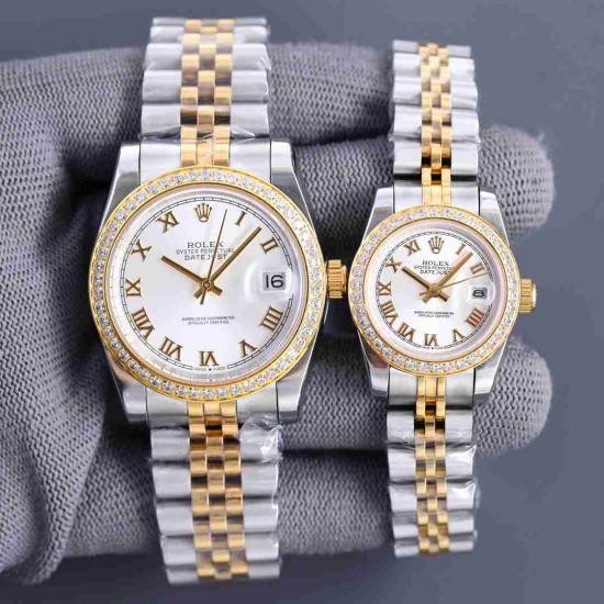 ROLEX  Datejust 36&28 Couple models RO0766