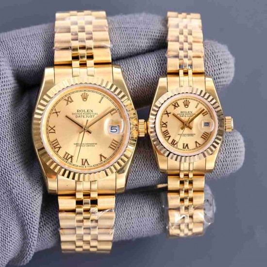 ROLEX  Datejust 36&28 Couple models RO0773