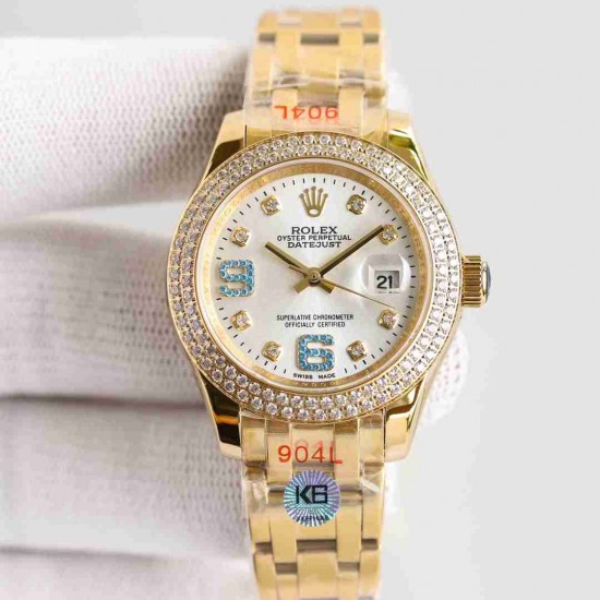 ROLEX  Lady Date just 34 RO0828