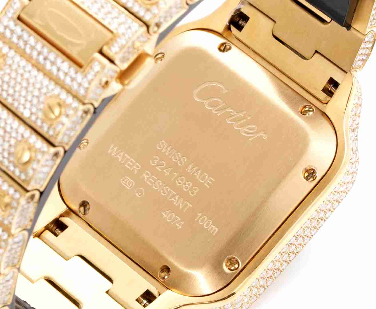 CARTIER      Santos (Moissanite) Watch