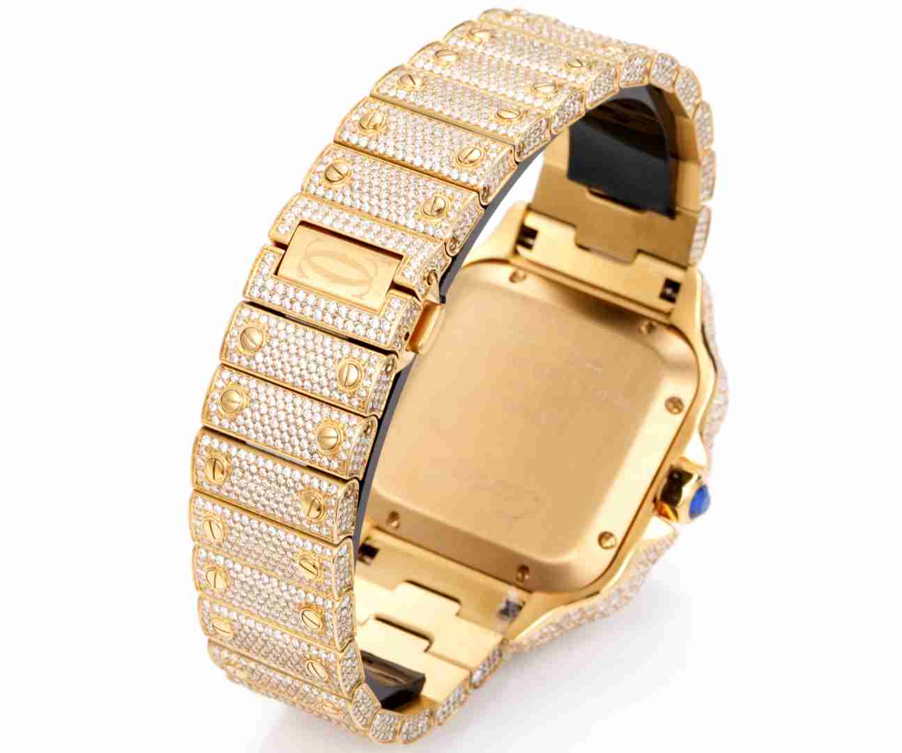 CARTIER      Santos (Moissanite) Watch