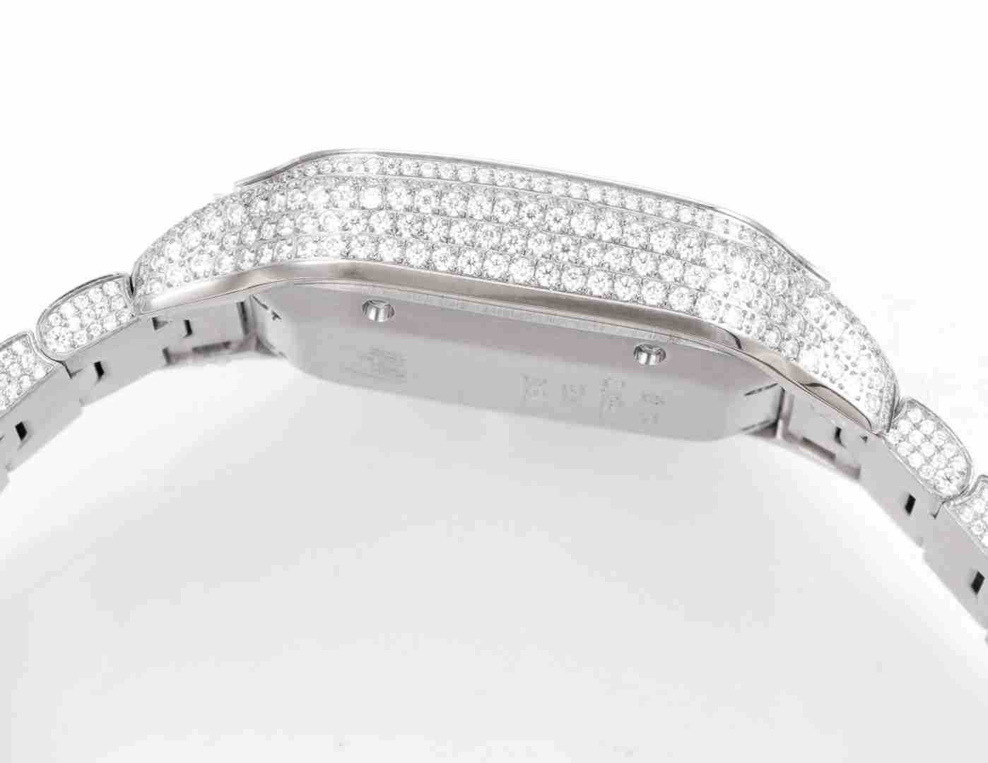 CARTIER      Santos (Moissanite) Watch