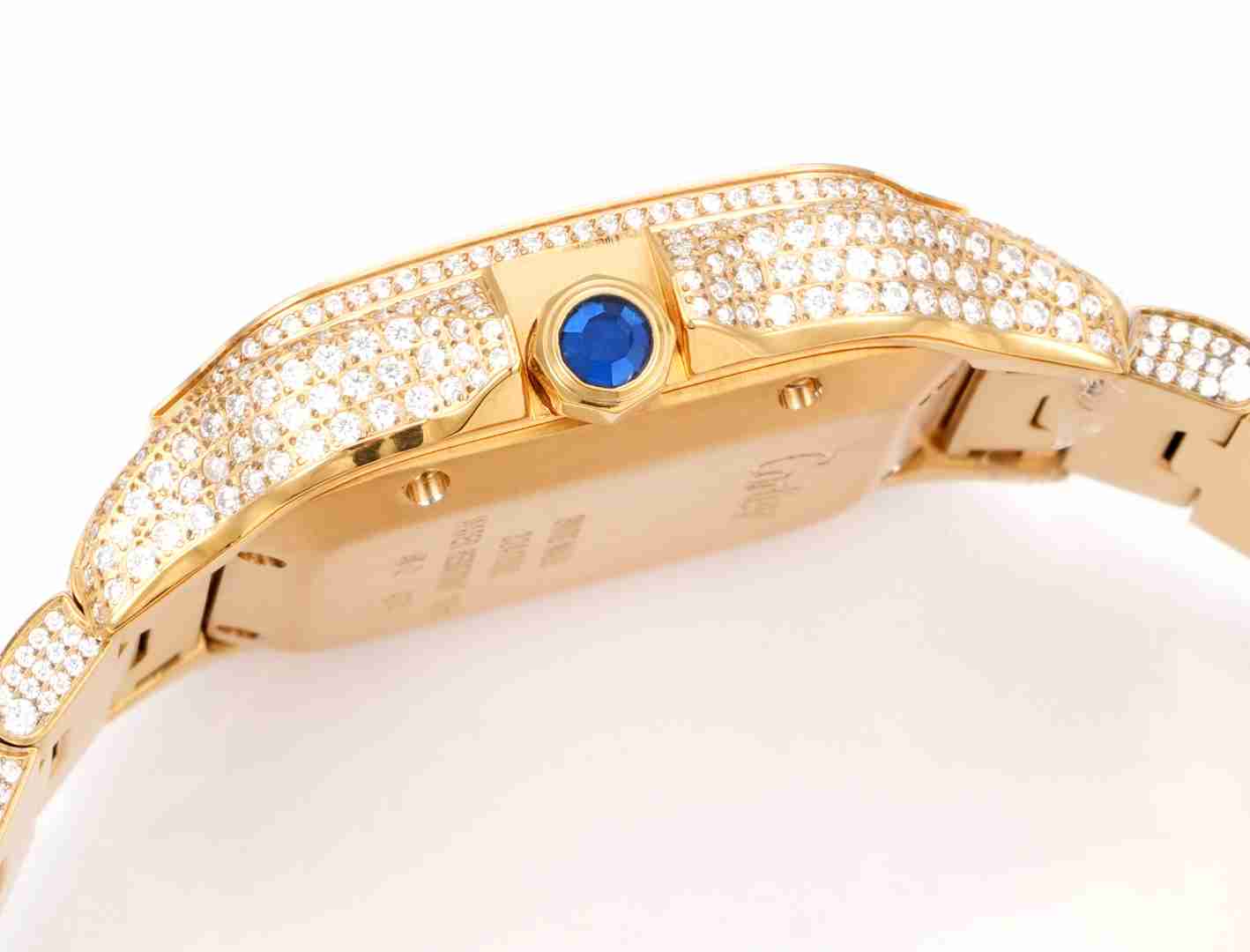 CARTIER      Santos (Moissanite) Watch