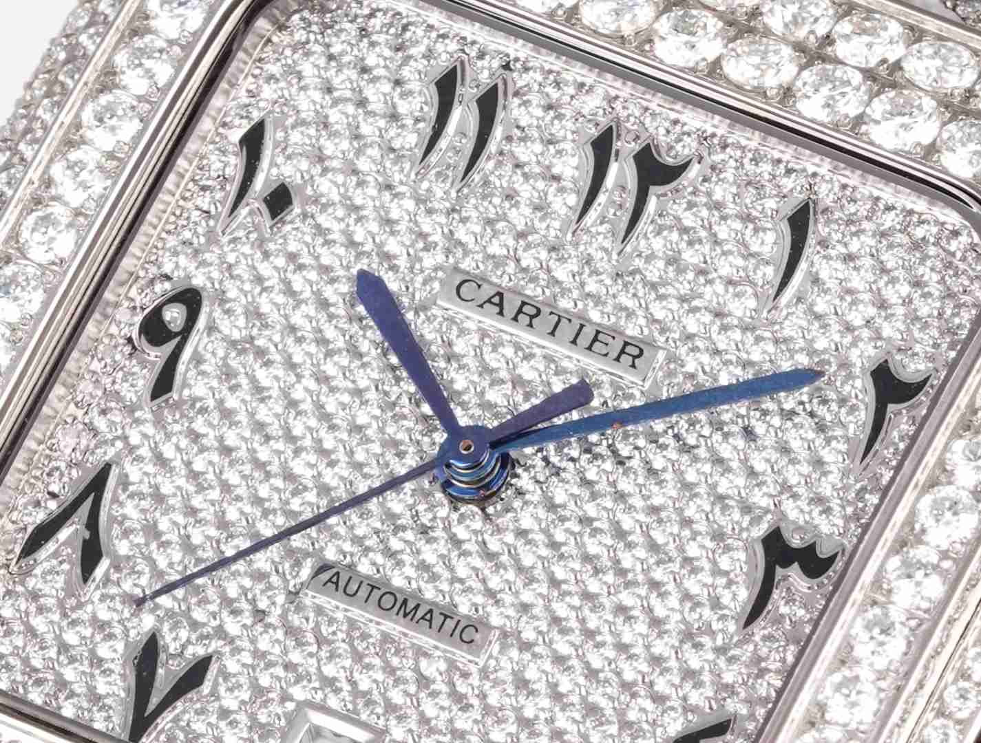 CARTIER      Santos (Moissanite) Watch