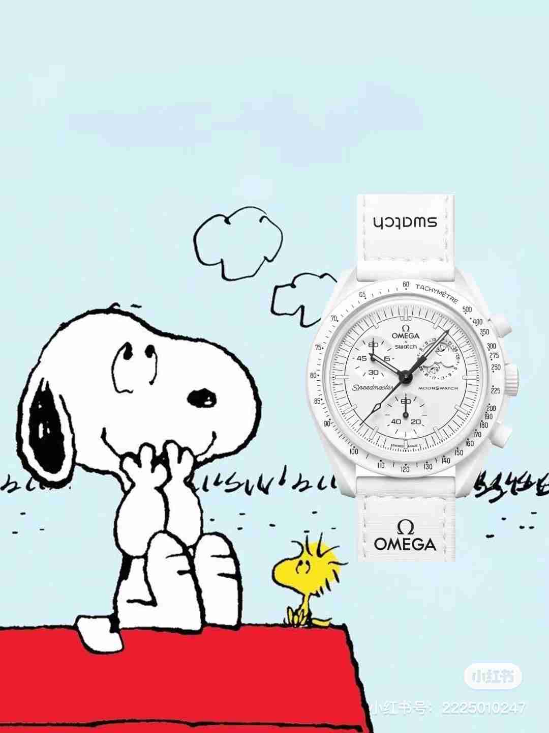 OMEGA X SWATCH X Snoopy  OM0280