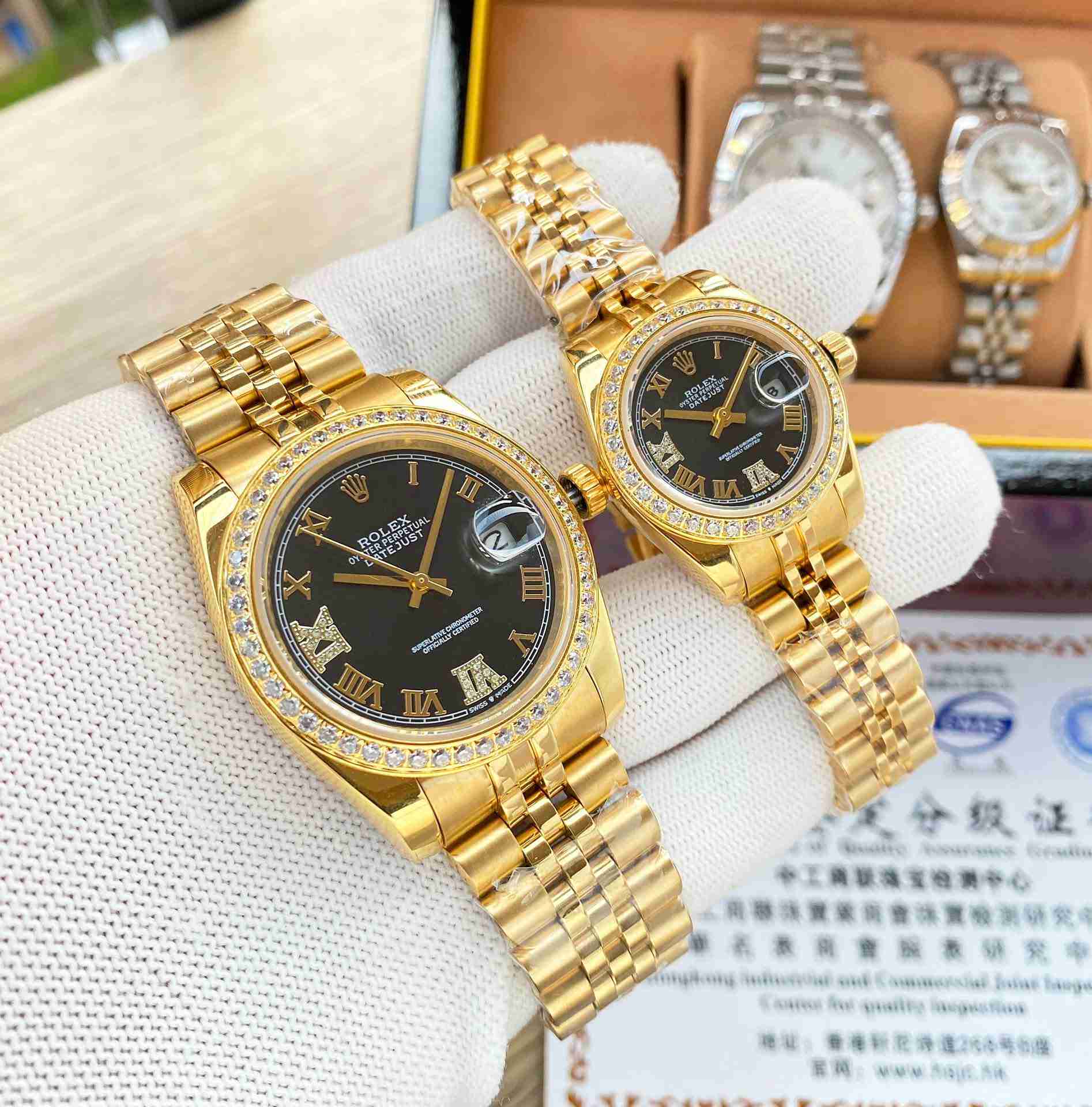 ROLEX  Datejust 36&28 Couple models RO0832