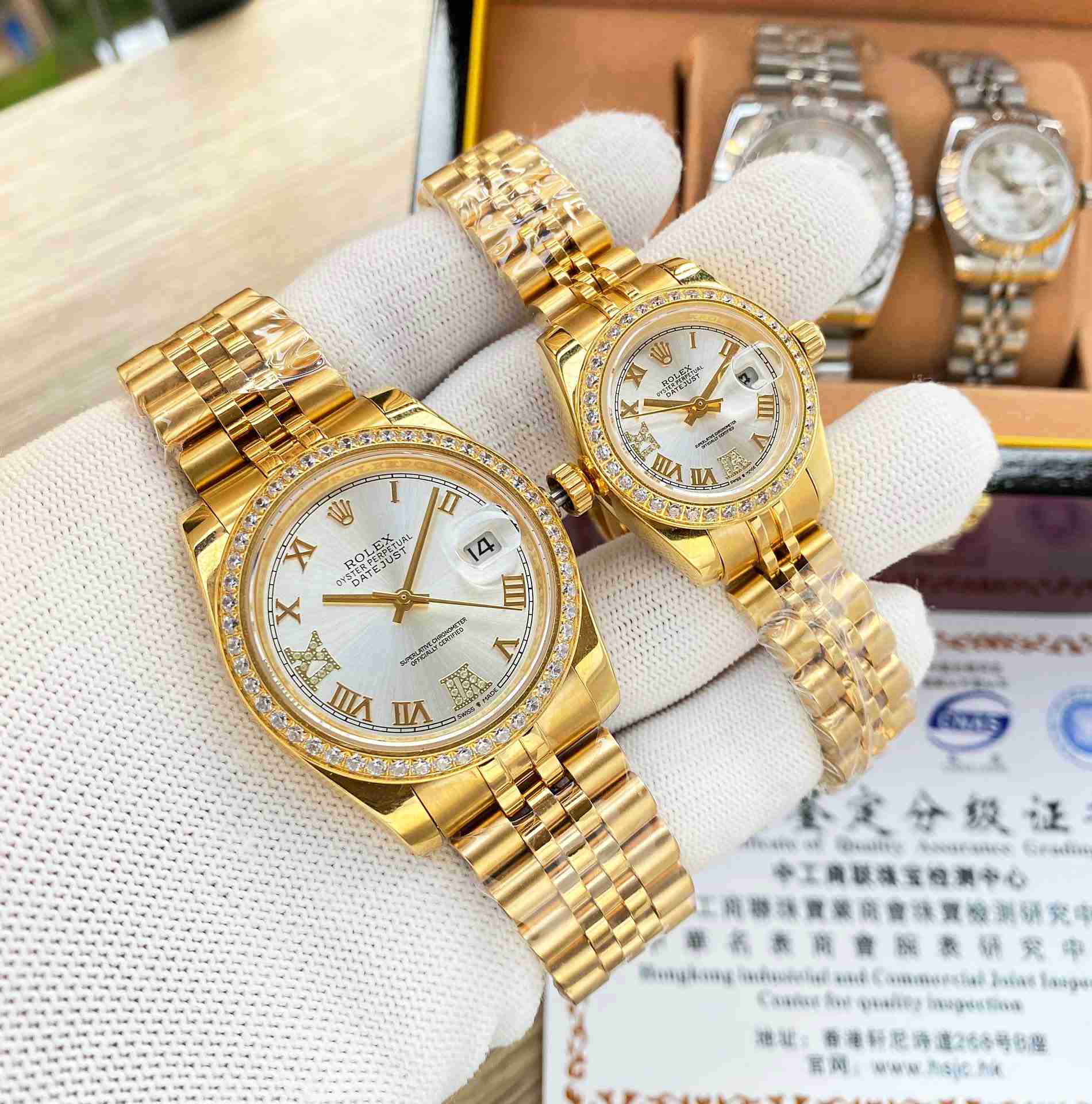 ROLEX  Datejust 36&28 Couple models RO0833